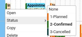 Status of a task